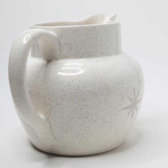 VINTAGE Myott’s Safari Silent Night Pattern Atomic Starburst Ceramic Jug Pitcher - Picture 11 of 12